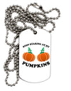 Stop Staring At My Pumpkins Adult Dog Tag Chain Necklace by TooLoud-Dog Tag Necklace-TooLoud-1 Piece-Davson Sales