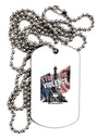 Distressed Paris Stop The Violence Adult Dog Tag Chain Necklace-Dog Tag Necklace-TooLoud-1 Piece-Davson Sales