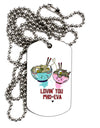 TooLoud Lovin you Pho Eva Adult Dog Tag Chain Necklace-Dog Tag Necklace-TooLoud-1 Piece-Davson Sales