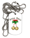 Jingle Bells Adult Dog Tag Chain Necklace by TooLoud-Dog Tag Necklace-TooLoud-1 Piece-Davson Sales