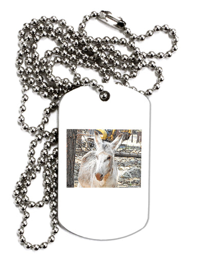 Troubled Burro Adult Dog Tag Chain Necklace-Dog Tag Necklace-TooLoud-1 Piece-Davson Sales