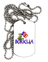 Coqui Boricua Adult Dog Tag Chain Necklace-Dog Tag Necklace-TooLoud-1 Piece-Davson Sales