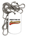 Director Of Awesome Adult Dog Tag Chain Necklace-Dog Tag Necklace-TooLoud-1 Piece-Davson Sales