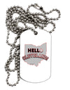 Hello Cleveland Adult Dog Tag Chain Necklace-Dog Tag Necklace-TooLoud-1 Piece-Davson Sales