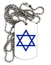 Jewish Star of David Adult Dog Tag Chain Necklace by TooLoud-Dog Tag Necklace-TooLoud-1 Piece-Davson Sales