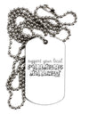 Support Your Local Farmers Market Adult Dog Tag Chain Necklace-Dog Tag Necklace-TooLoud-White-Davson Sales