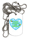 Happy Mother's Day Mommy - Blue Adult Dog Tag Chain Necklace by TooLoud-Dog Tag Necklace-TooLoud-White-Davson Sales