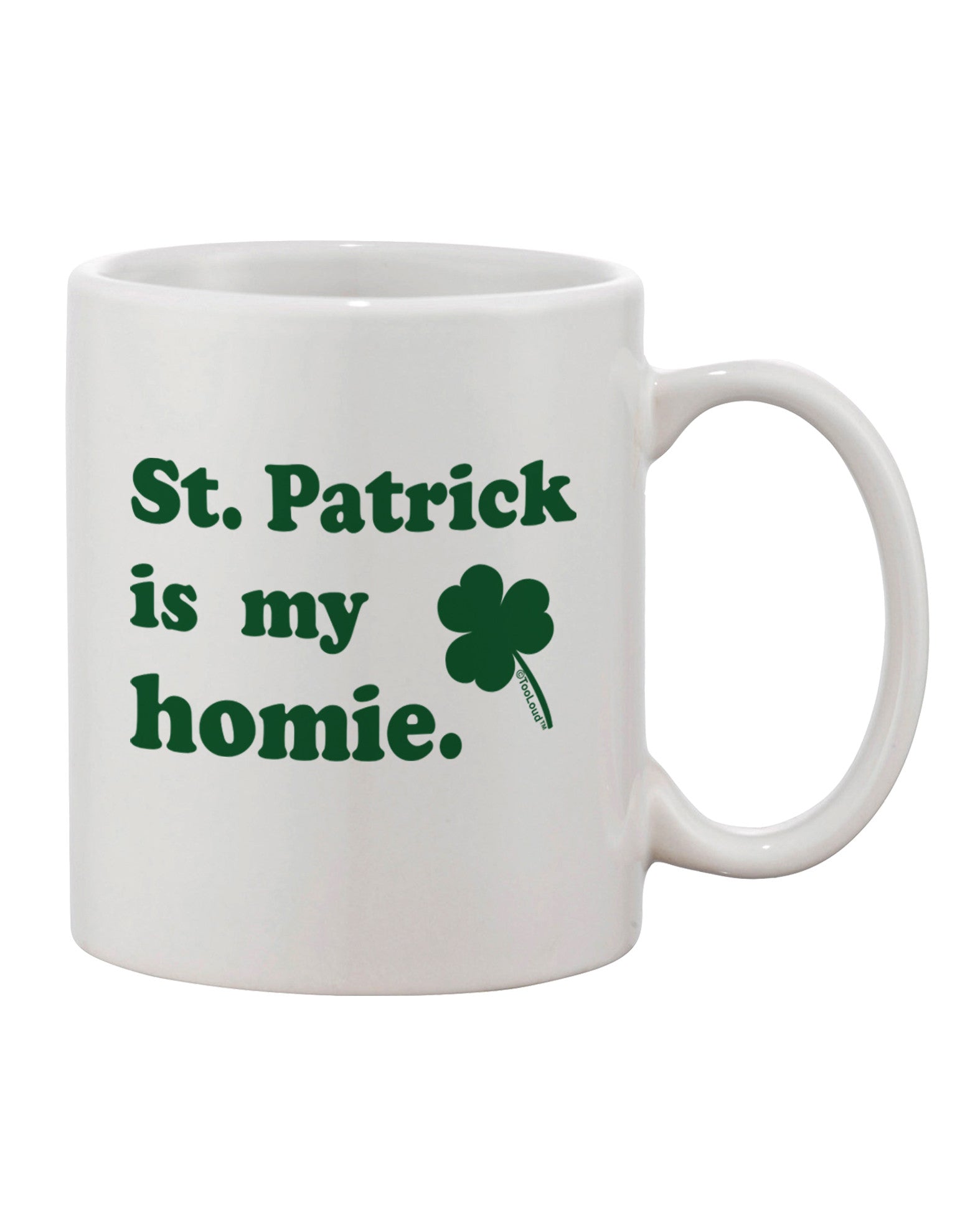 St Patrick: A Revered Companion for Your Morning Brew - TooLoud-11 OZ Coffee Mug-TooLoud-White-Davson Sales