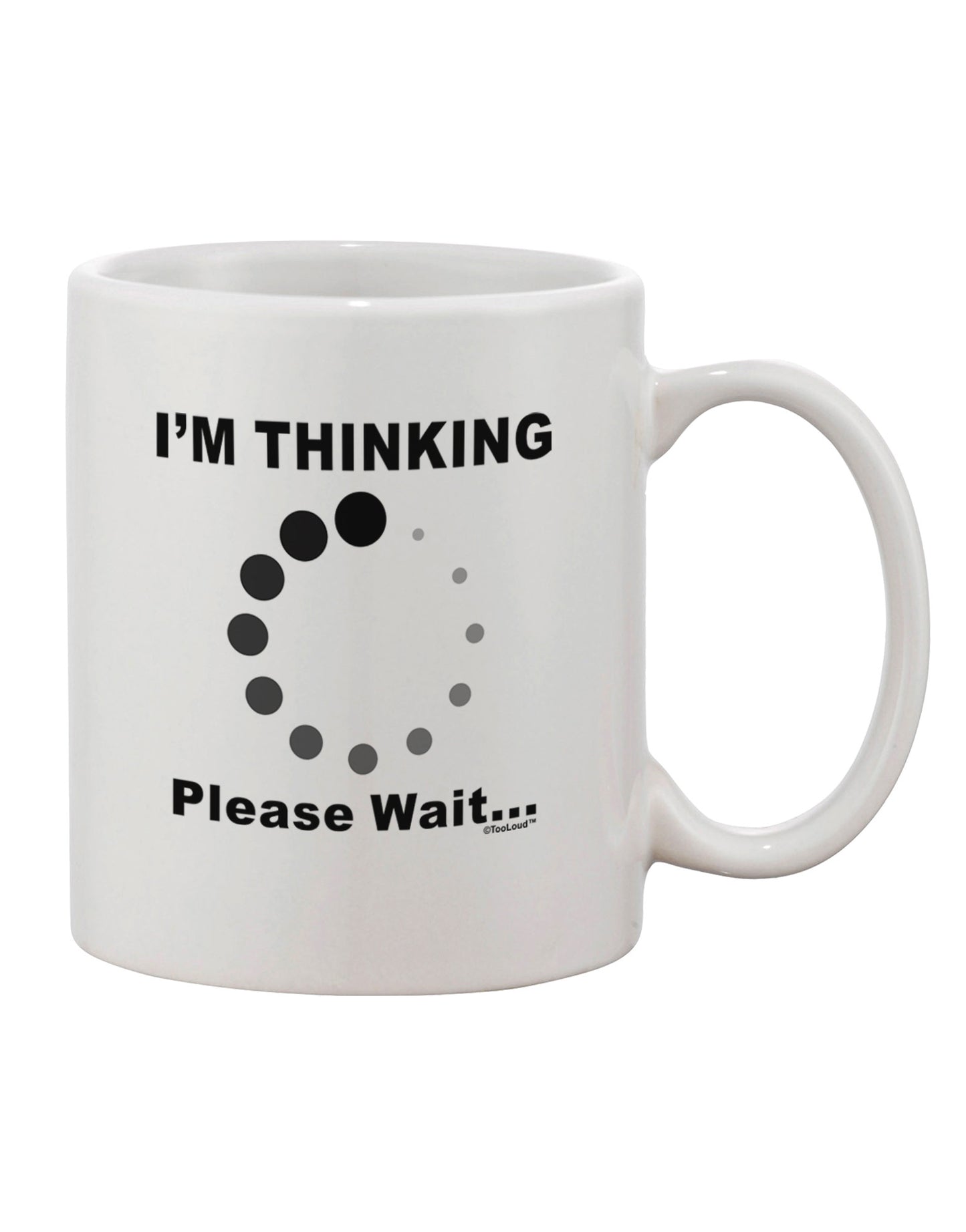 Thoughtful Pause - TooLoud-11 OZ Coffee Mug-TooLoud-White-Davson Sales