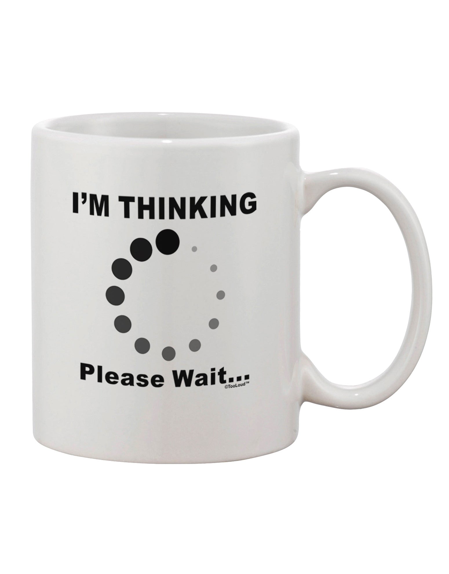 Thoughtful Pause - TooLoud-11 OZ Coffee Mug-TooLoud-White-Davson Sales