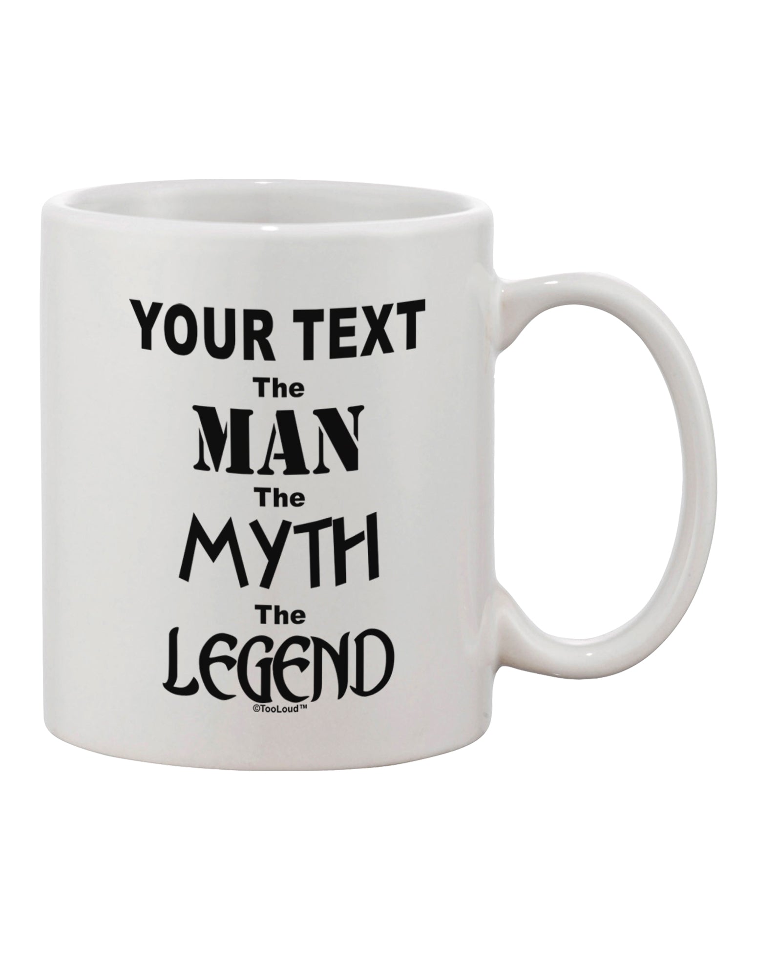 Customized The Iconic Figure Ceramic 11 oz Coffee Cup - TooLoud-11 OZ Coffee Mug-TooLoud-White-Davson Sales