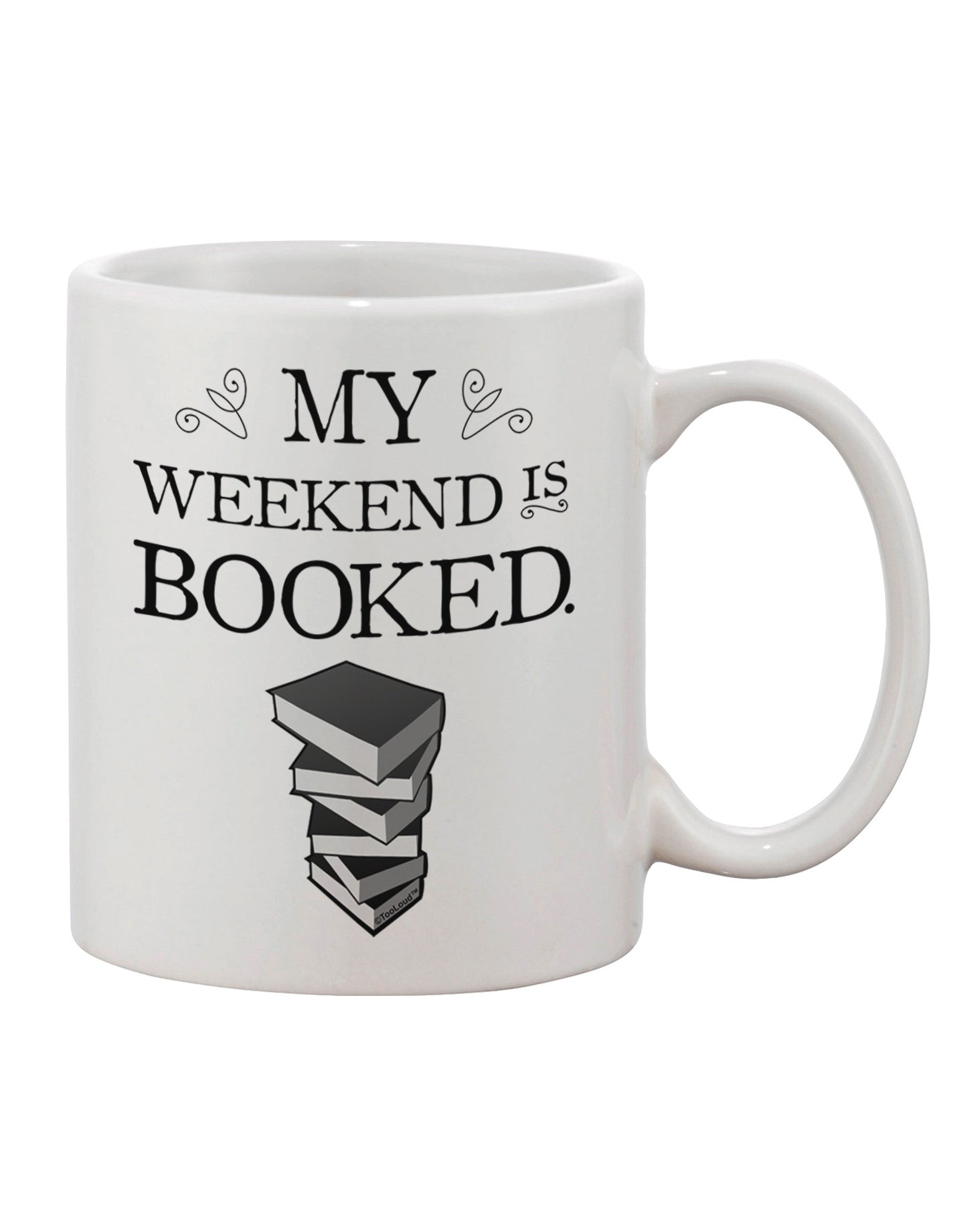 The Perfect Companion for Your Weekend Reading - TooLoud-11 OZ Coffee Mug-TooLoud-White-Davson Sales