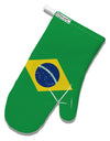 Brazil Flag AOP White Printed Fabric Oven Mitt All Over Print-Oven Mitt-TooLoud-White-Davson Sales