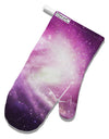 Purple Galaxy AOP White Printed Fabric Oven Mitt All Over Print-Oven Mitt-TooLoud-White-Davson Sales