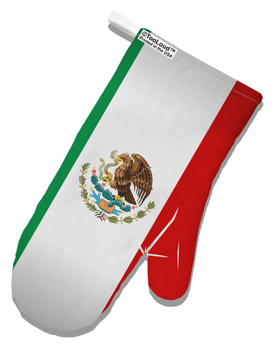 Mexico Flag AOP White Printed Fabric Oven Mitt All Over Print-Oven Mitt-TooLoud-White-Davson Sales