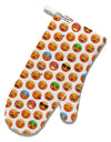 Lots Of Emojis AOP White Printed Fabric Oven Mitt All Over Print-Oven Mitt-TooLoud-White-Davson Sales