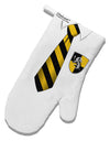 Wizard Uniform Yellow and Black AOP White Printed Fabric Oven Mitt All Over Print-Oven Mitt-TooLoud-White-Davson Sales
