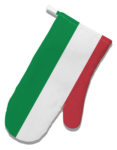 Italian Flag All Over White Printed Fabric Oven Mitt All Over Print