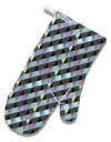 Plaid Pattern AOP White Printed Fabric Oven Mitt All Over Print-Oven Mitt-TooLoud-White-Davson Sales