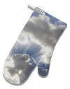 Blue Sky Silver Linings White Printed Fabric Oven Mitt All Over Print-Oven Mitt-TooLoud-White-Davson Sales