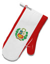 Peru Flag AOP White Printed Fabric Oven Mitt All Over Print-Oven Mitt-TooLoud-White-Davson Sales