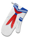 School Uniform Costume - White White Printed Fabric Oven Mitt All Over Print-Oven Mitt-TooLoud-White-Davson Sales