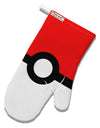 Sporty Red and White Circle White Printed Fabric Oven Mitt All Over Print-Oven Mitt-TooLoud-White-Davson Sales
