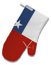 Chile Flag AOP White Printed Fabric Oven Mitt All Over Print-Oven Mitt-TooLoud-White-Davson Sales