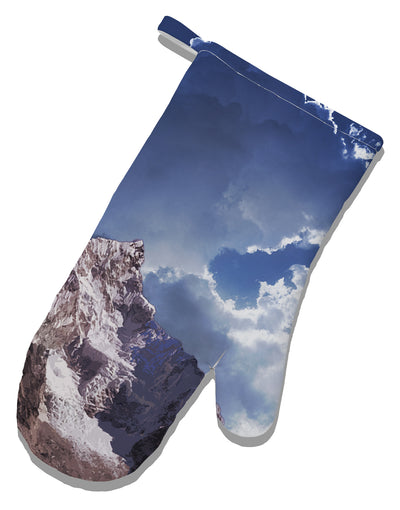 Mountain All Over Print White Printed Fabric Oven Mitt All Over Print by TooLoud-Oven Mitt-TooLoud-White-Davson Sales