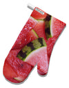 Watermelon Everywhere White Printed Fabric Oven Mitt All Over Print-Oven Mitt-TooLoud-White-Davson Sales