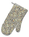 Benjamins White Printed Fabric Oven Mitt All Over Print by TooLoud-Oven Mitt-TooLoud-White-Davson Sales