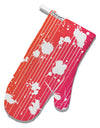 Splatter AOP - Orange Pink White Printed Fabric Oven Mitt All Over Print-Oven Mitt-TooLoud-White-Davson Sales