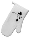 Partridge In A Pear Tree White Printed Fabric Oven Mitt-Oven Mitt-TooLoud-White-Davson Sales