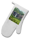 Beautiful Cliffs Nature White Printed Fabric Oven Mitt by TooLoud-Oven Mitt-TooLoud-White-Davson Sales