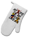 My Life Is An Anime Dream White Printed Fabric Oven Mitt by TooLoud-Oven Mitt-TooLoud-White-Davson Sales