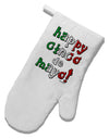 Happy Cinco de Mayo - Cactus Design White Printed Fabric Oven Mitt by TooLoud-Oven Mitt-TooLoud-White-Davson Sales