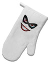 Lil Monster Mask White Printed Fabric Oven Mitt-Oven Mitt-TooLoud-White-Davson Sales