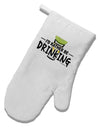 I'd Rather Be Drinking White Printed Fabric Oven Mitt-Oven Mitt-TooLoud-White-Davson Sales