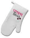 Mama Bear Paws White Printed Fabric Oven Mitt-Oven Mitt-TooLoud-White-Davson Sales