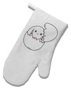 Cute Easter Bunny Hatching White Printed Fabric Oven Mitt by TooLoud-Oven Mitt-TooLoud-White-Davson Sales