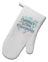 Mommy's Little Firecracker White Printed Fabric Oven Mitt-Oven Mitt-TooLoud-White-Davson Sales