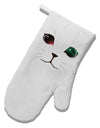 Adorable Space Cat White Printed Fabric Oven Mitt by TooLoud-Oven Mitt-TooLoud-White-Davson Sales