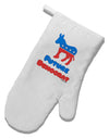 Future Democrat White Printed Fabric Oven Mitt-Oven Mitt-TooLoud-White-Davson Sales