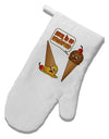 Suck It Up Buttercup Icecream White Printed Fabric Oven Mitt-Oven Mitt-TooLoud-White-Davson Sales