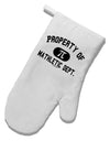 Mathletic Department White Printed Fabric Oven Mitt by TooLoud-Oven Mitt-TooLoud-White-Davson Sales