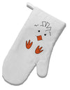 TooLoud Cute Easter Chick Face White Printed Fabric Oven Mitt