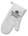 Halloween Queen White Printed Fabric Oven Mitt by TooLoud-Oven Mitt-TooLoud-White-Davson Sales