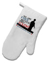 Because They Fought - Veterans White Printed Fabric Oven Mitt-Oven Mitt-TooLoud-White-Davson Sales