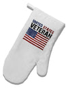 US Veteran Distressed White Printed Fabric Oven Mitt-Oven Mitt-TooLoud-White-Davson Sales