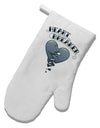 Heart Breaker Manly White Printed Fabric Oven Mitt by TooLoud-TooLoud-White-Davson Sales